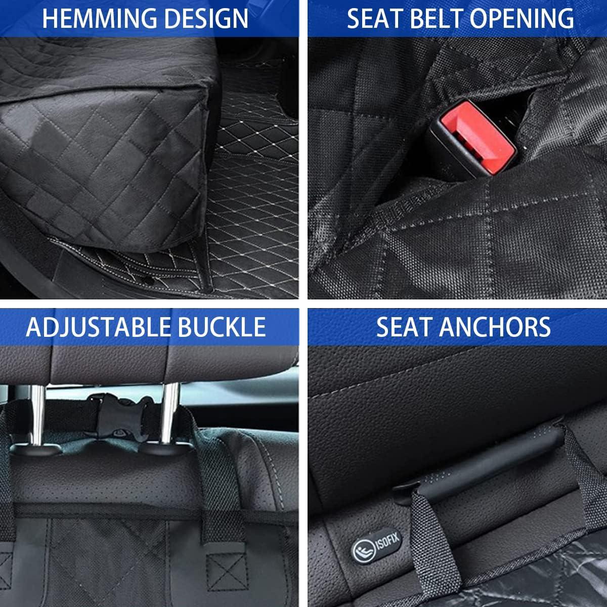 Funda de Asiento para Perros BESULEN Impermeable Universal Negro