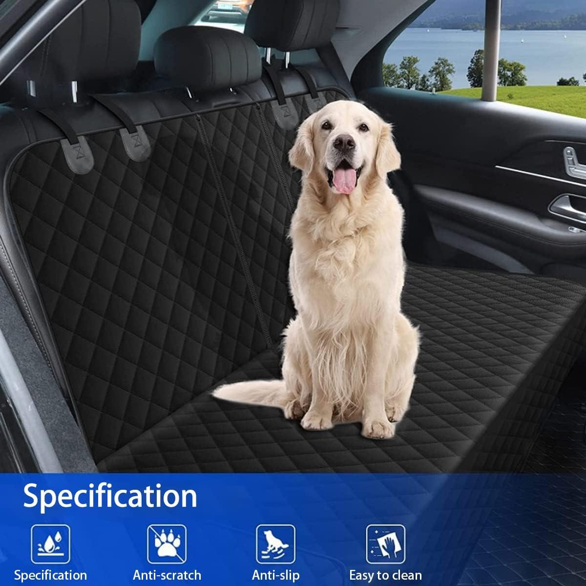 Funda de Asiento para Perros BESULEN Impermeable Universal Negro