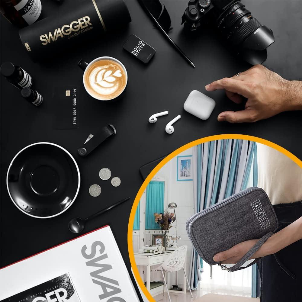 Bolsa Organizadora de Cables DUMEALAGR Negra Compacta