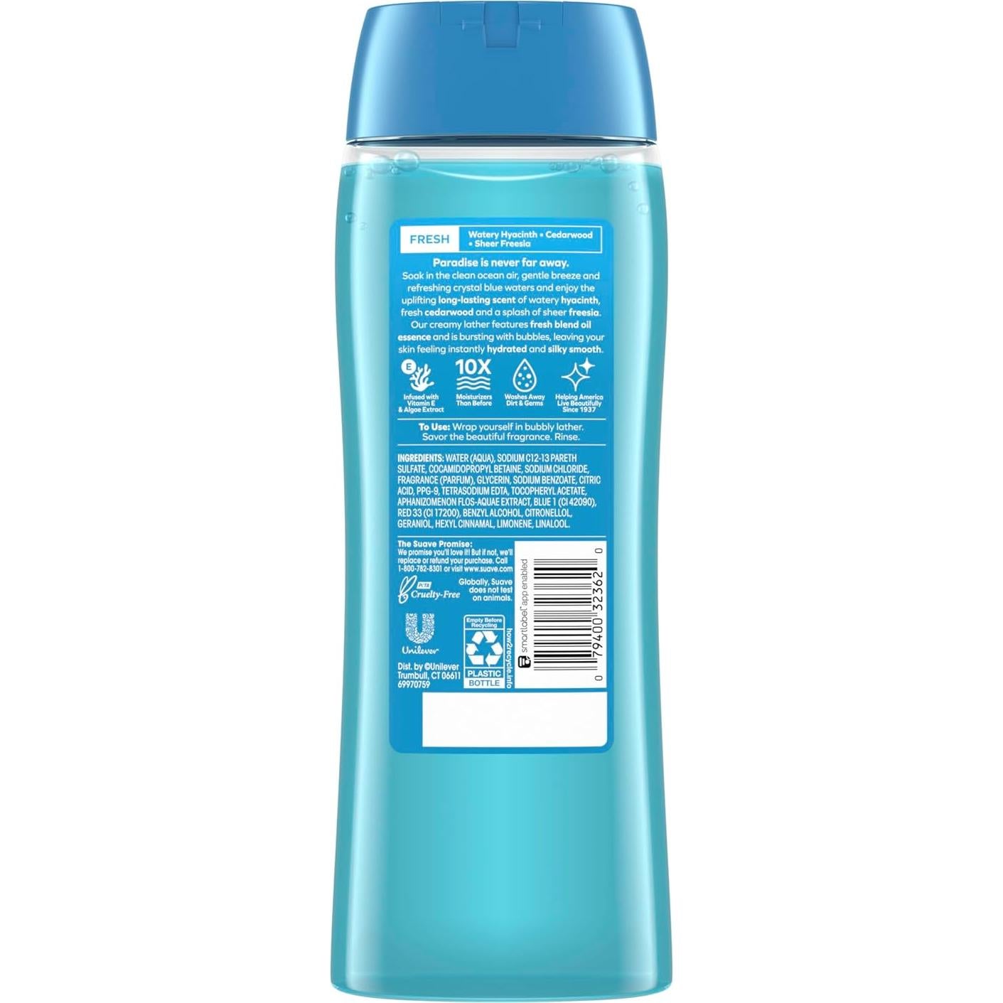 Gel de Ducha Hidratante Suave 6x510g Aroma Oceánico