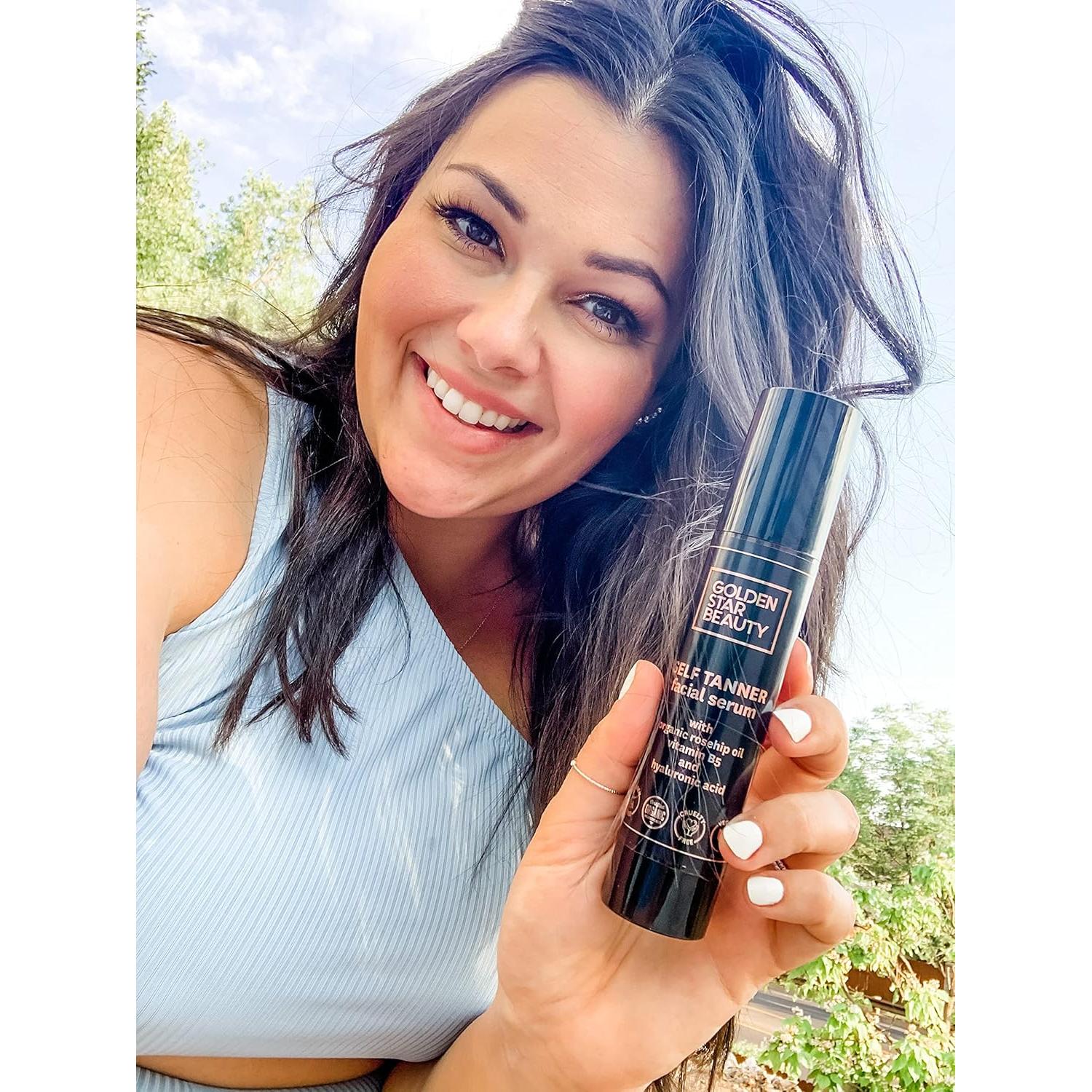 Suero Autobronceador Facial GOLDEN STAR BEAUTY 113g Hidratante