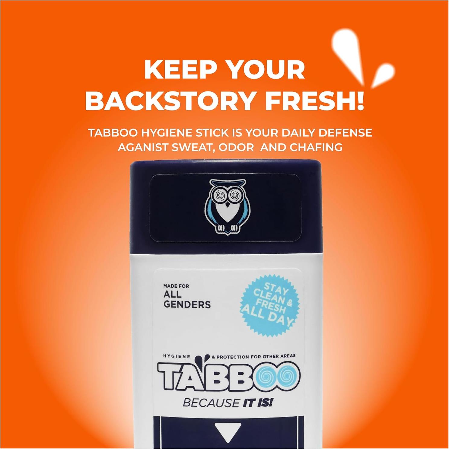 Desodorante Natural TABBOO Fresco - Higiene Completa 75g