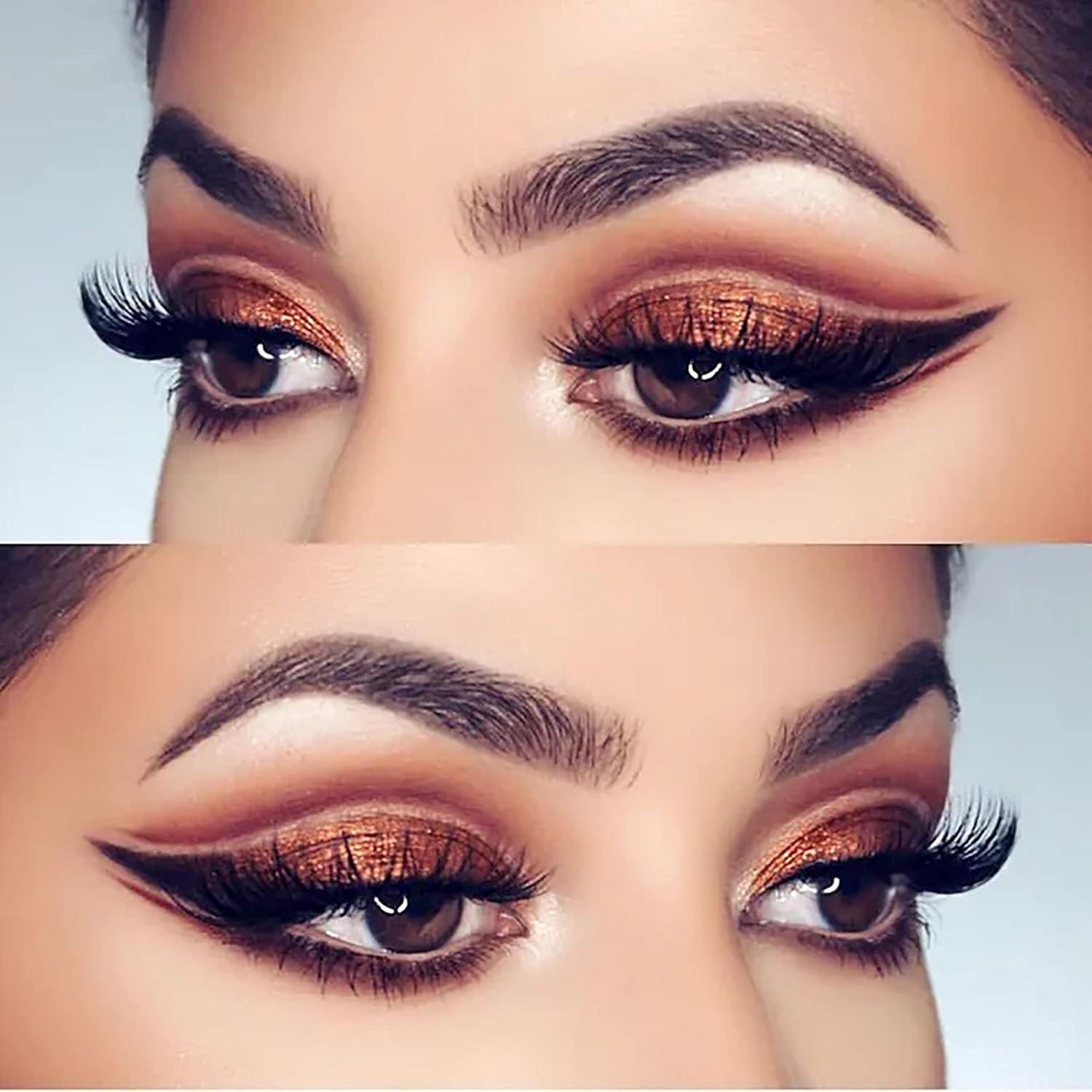 Juego de Brochas de Maquillaje MSQ 4 Piezas para Ojos - Negro