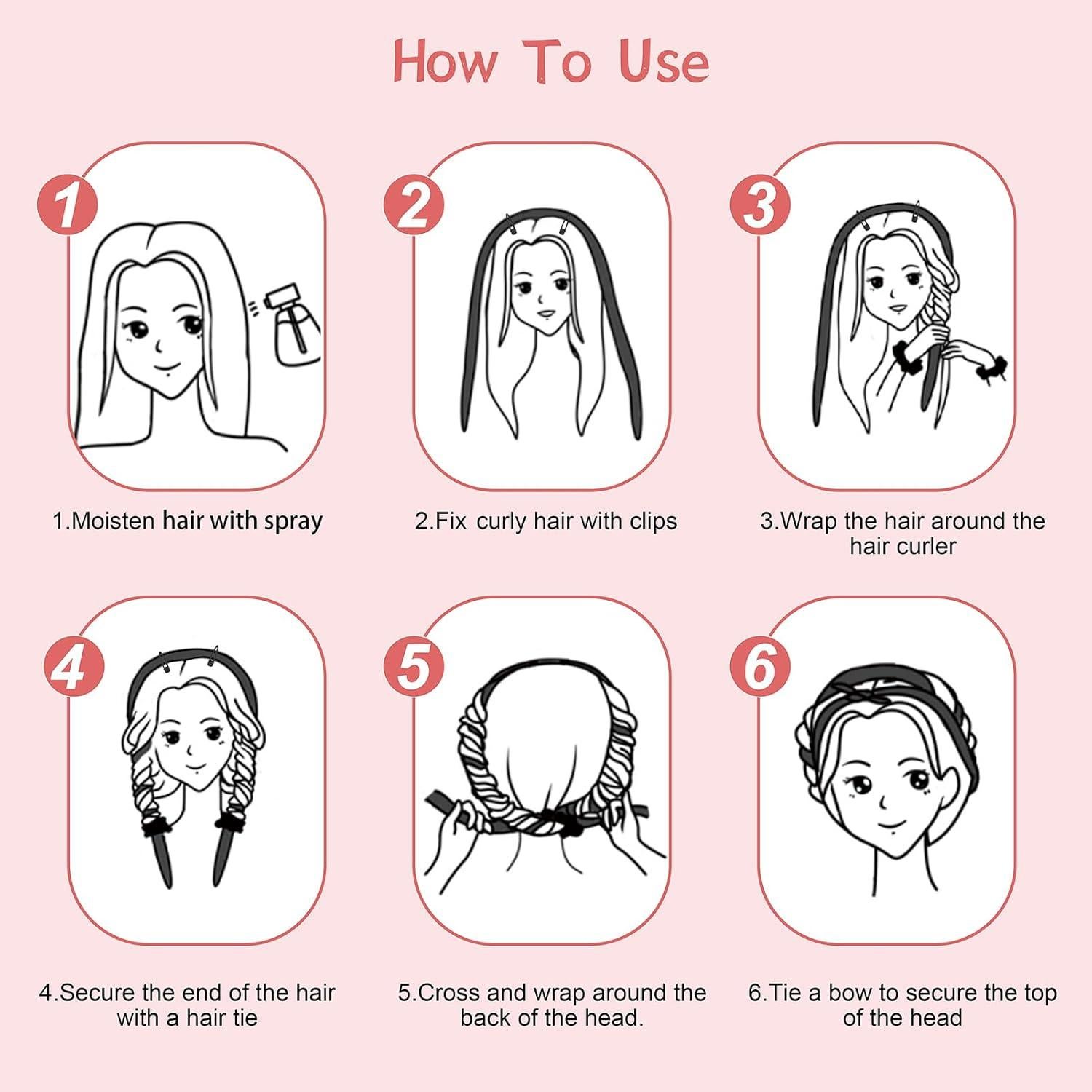 Diadema Rizador de Cabello sin Calor Flylipu 152.4 cm