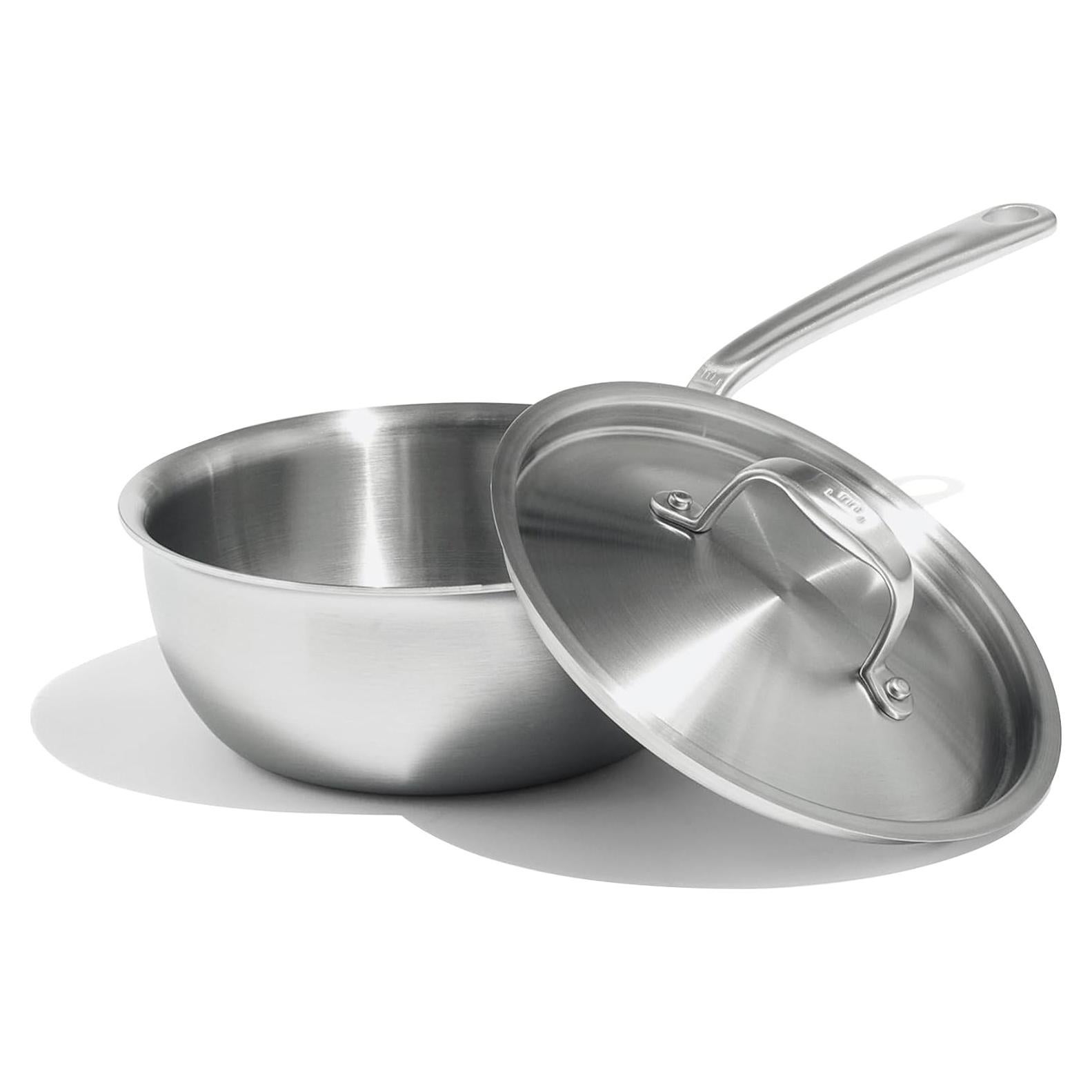 Sartén Saucier Acero Inoxidable Made In 2 Cuartos - Italia