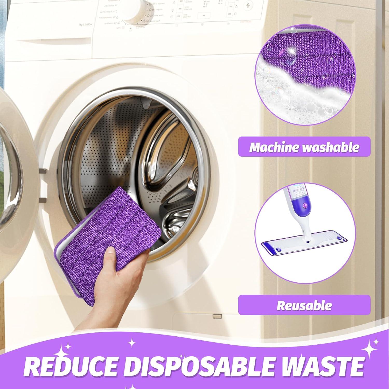 Almohadillas de Microfibra Reutilizables LYASILGC - Paquete de 4