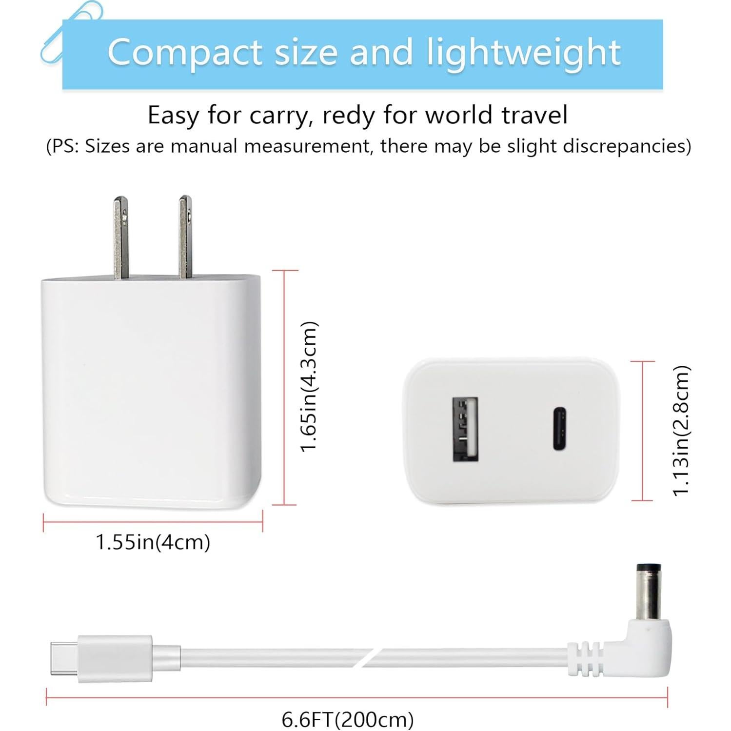 Cable de Alimentación 15W para Echo Dot 3ra/4ta Generación