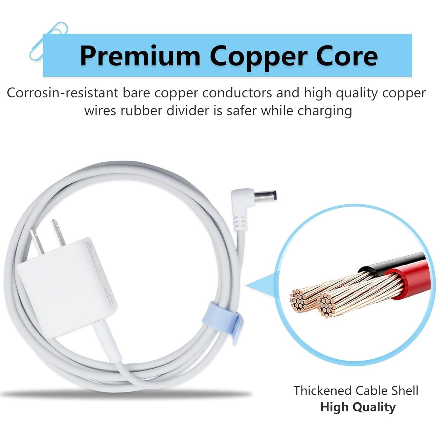 Cable de Alimentación 15W para Echo Dot 3ra/4ta Generación