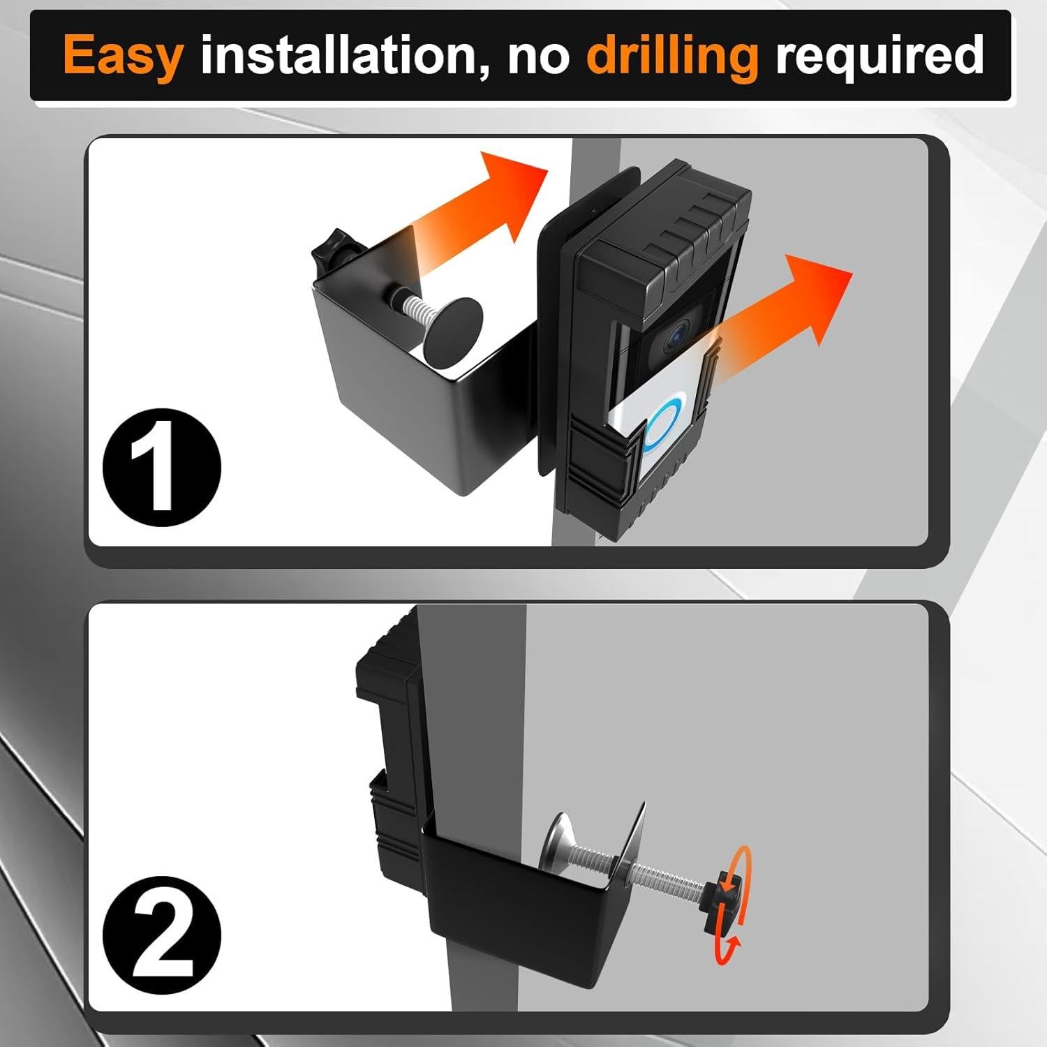 Soporte de Timbre Antirrobo TagRecove Sin Perforación para Ring/Blink