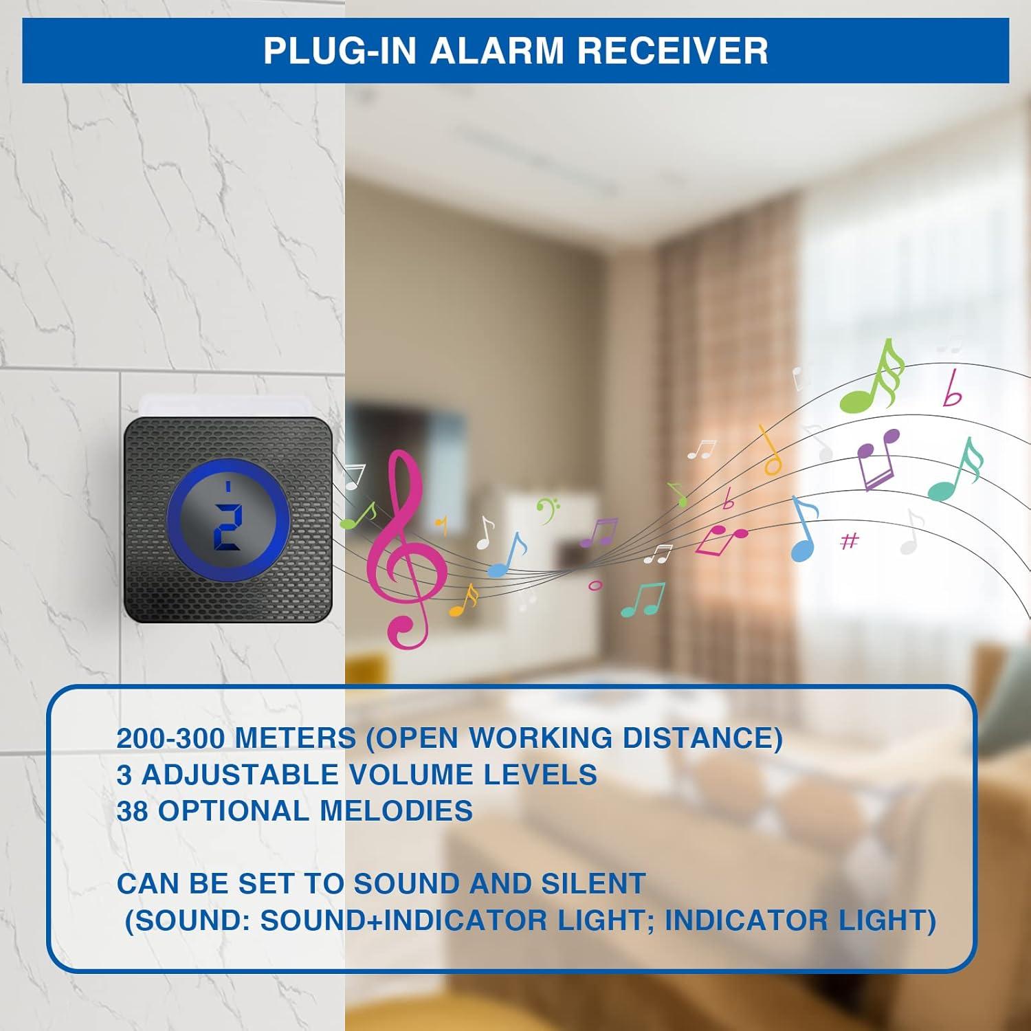 Alarma Solar HoneTeek para Entrada de Vehículos - 1 Sensor y Timbre