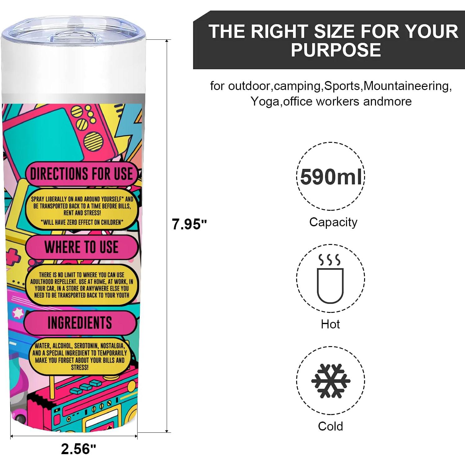 Vaso Aislado TUMBTU 600ml Acero Inoxidable Divertido