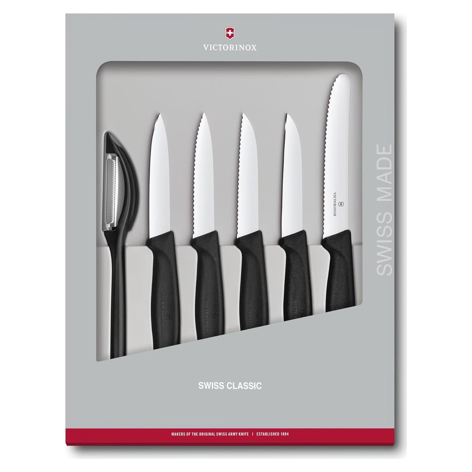 Juego de cuchillos de pelar Victorinox, 6 piezas acero inoxidable