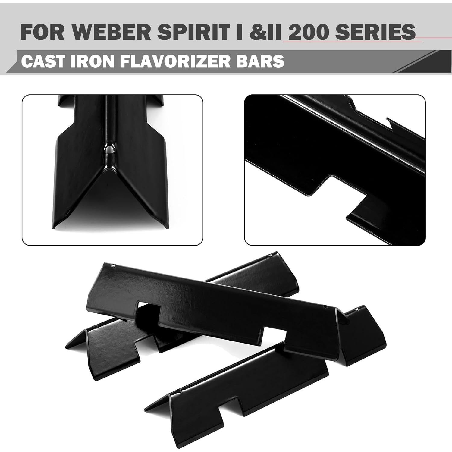 Piezas de Repuesto Weber Spirit E210 - Barras Flavorizer y Quemadores