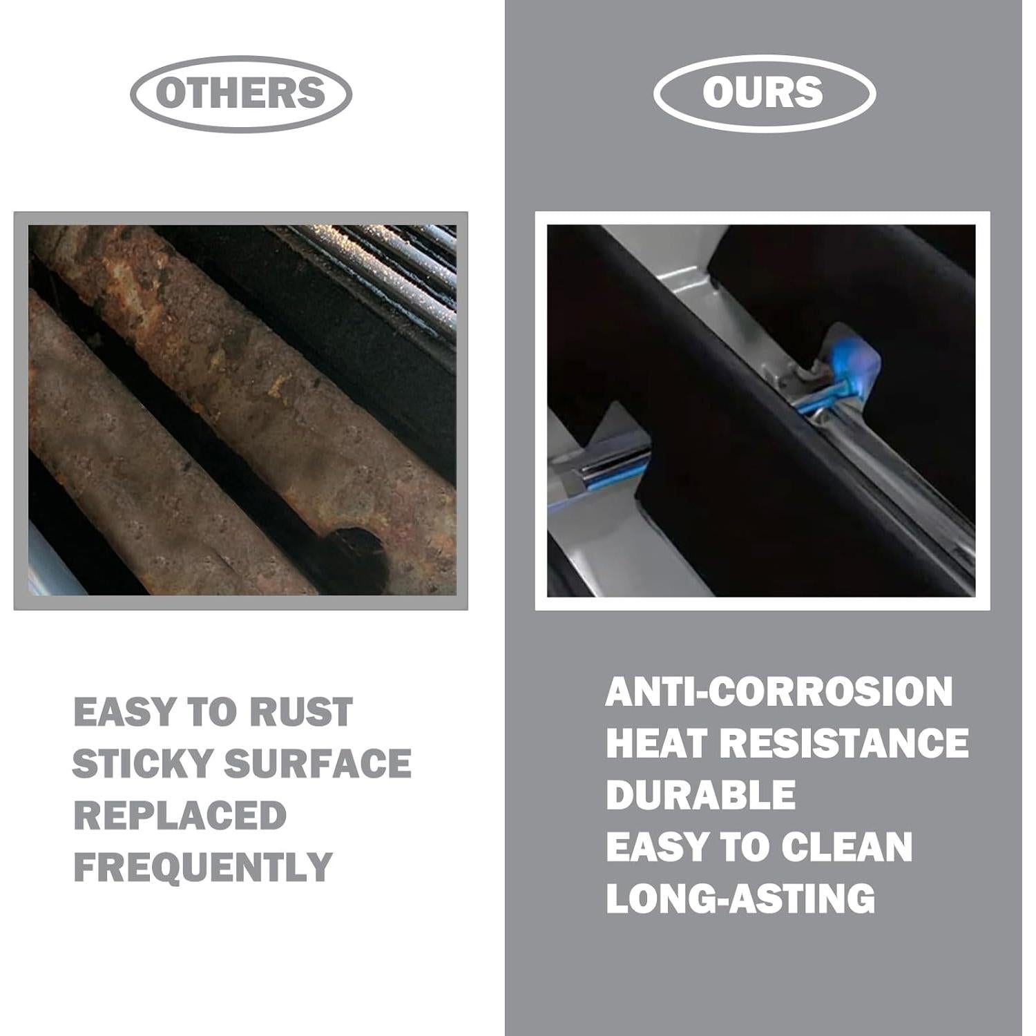 Piezas de Repuesto Weber Spirit E210 - Barras Flavorizer y Quemadores