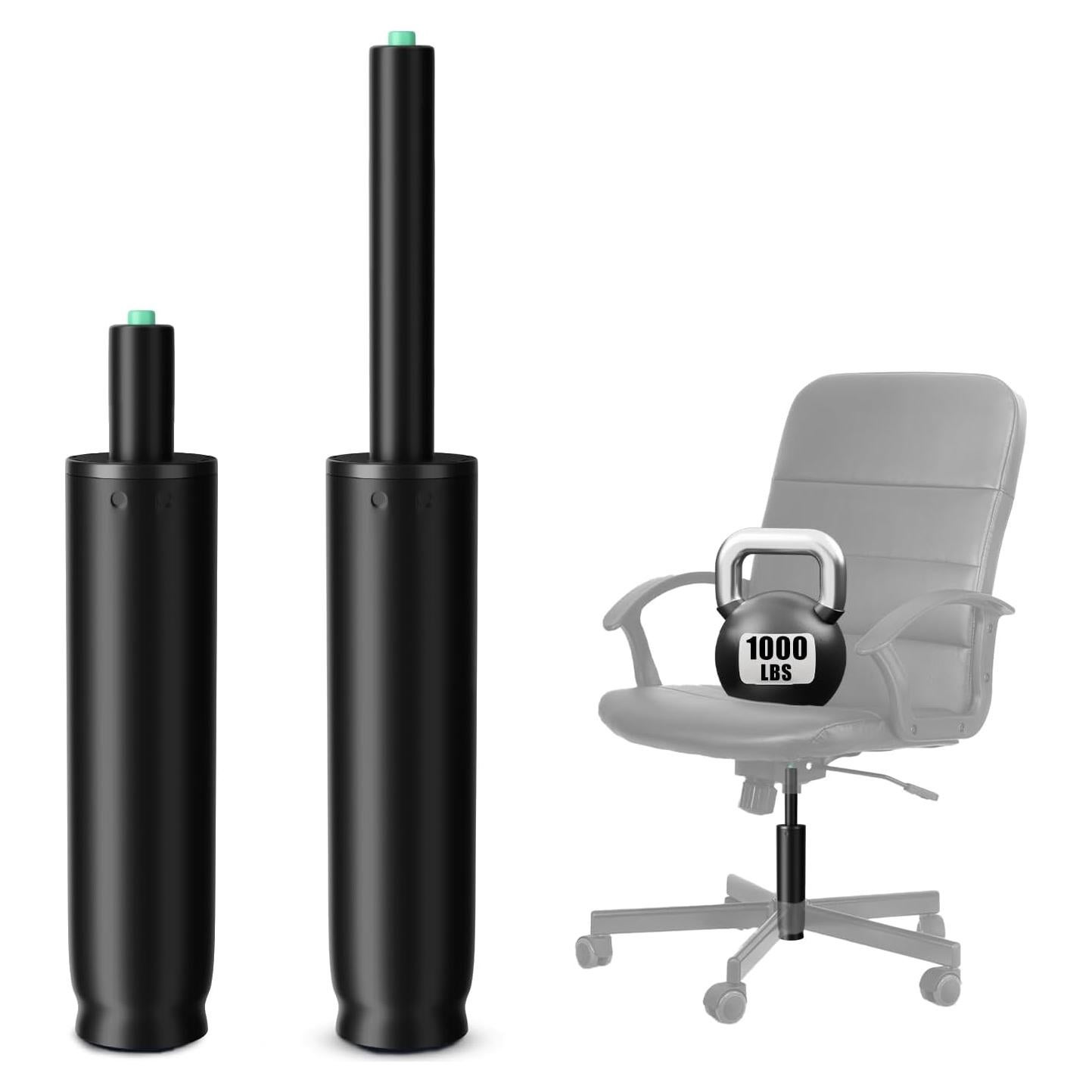 Cilindro de Elevación a Gas MASTERY MART 4" Negro Mate