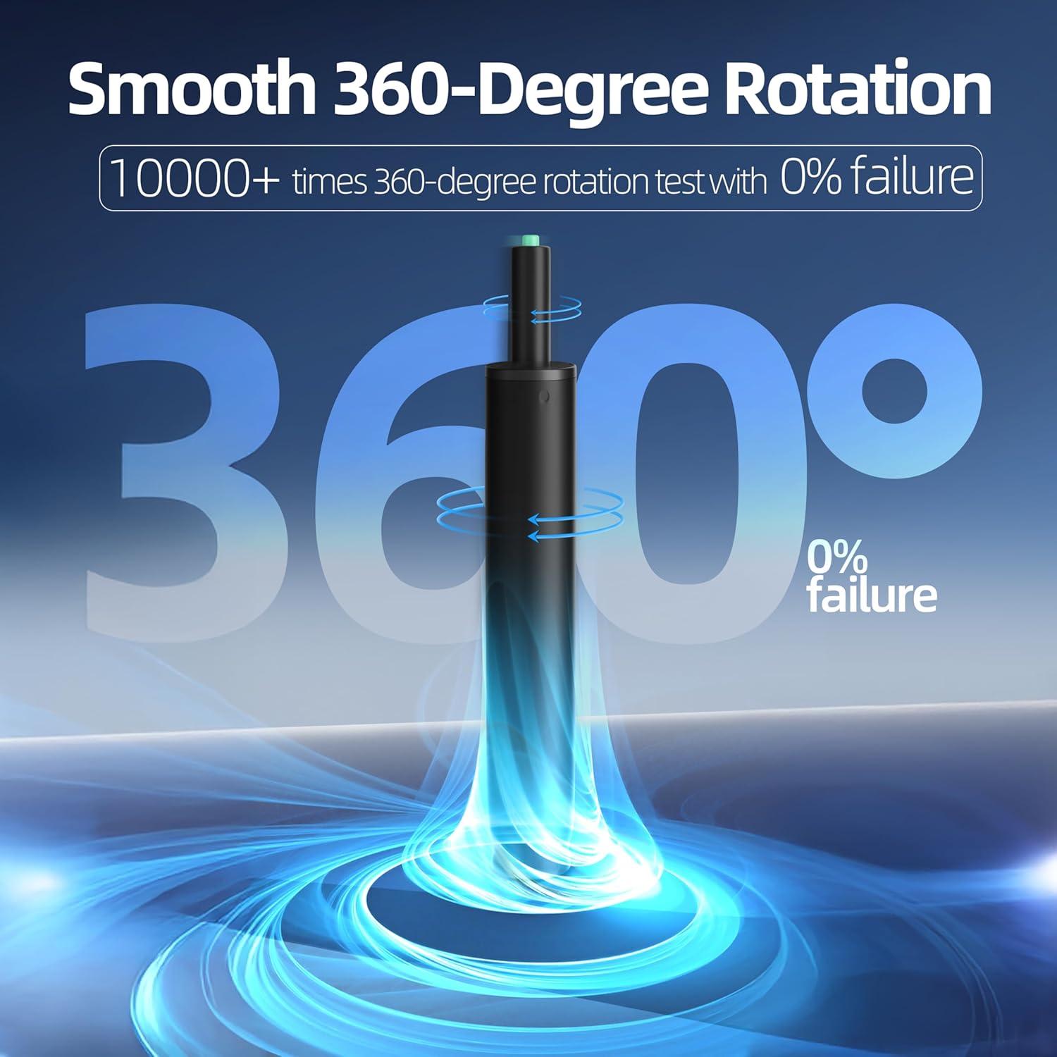 Cilindro de Elevación a Gas MASTERY MART 4" Negro Mate