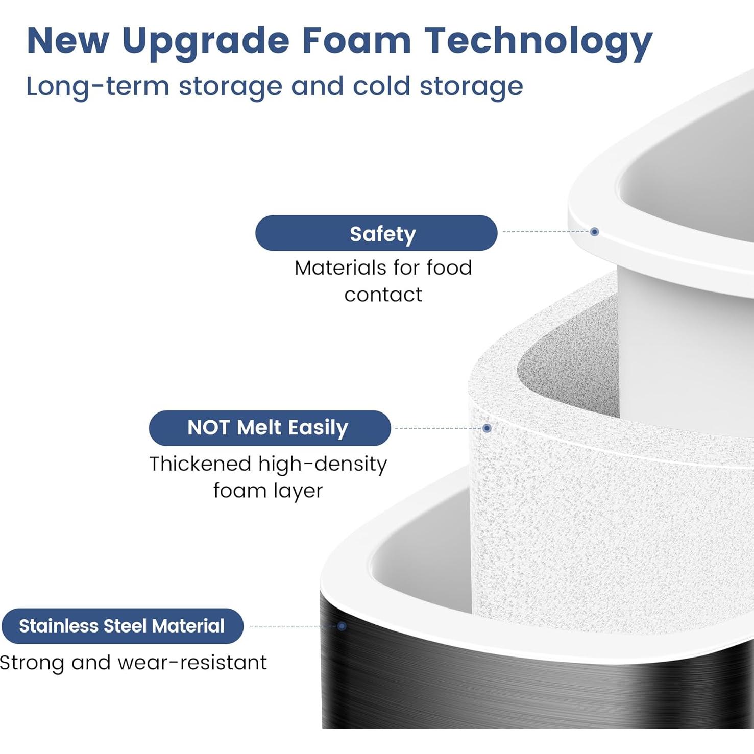 Fabricador de Hielo Electactic 12 kg/día, Auto-Limpieza, Negro