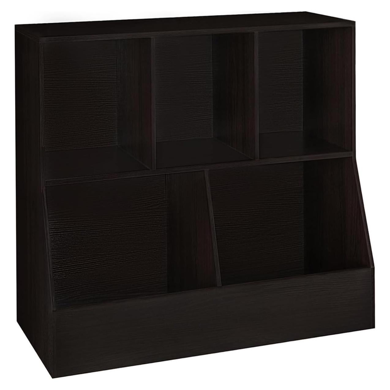 Estantería Organizador de Juguetes DINZI LVJ 5 Cubículos 80 cm Espresso