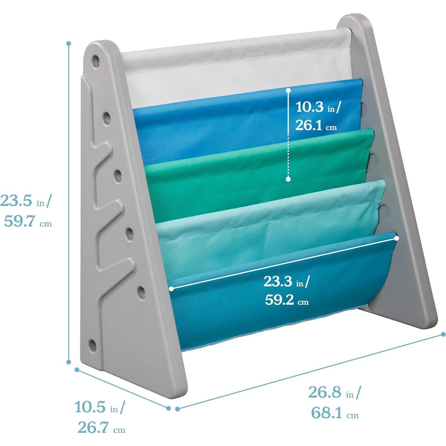 Exhibidor de Libros en Forma de Árbol ECR4Kids 4 Estantes