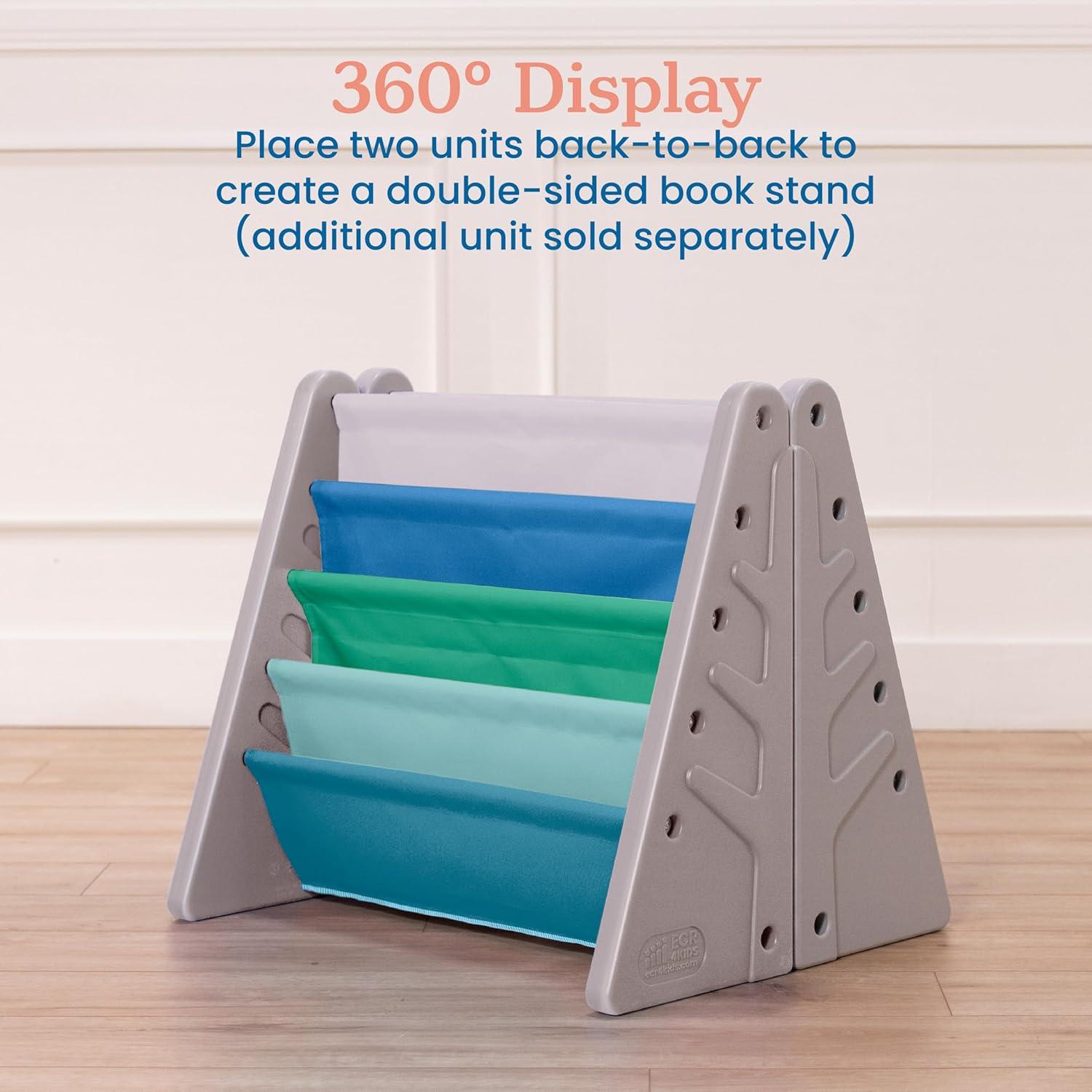 Exhibidor de Libros en Forma de Árbol ECR4Kids 4 Estantes