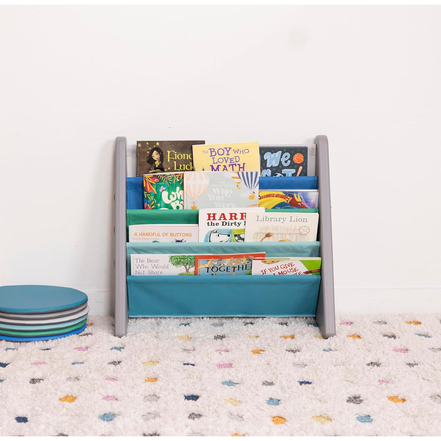 Exhibidor de Libros en Forma de Árbol ECR4Kids 4 Estantes