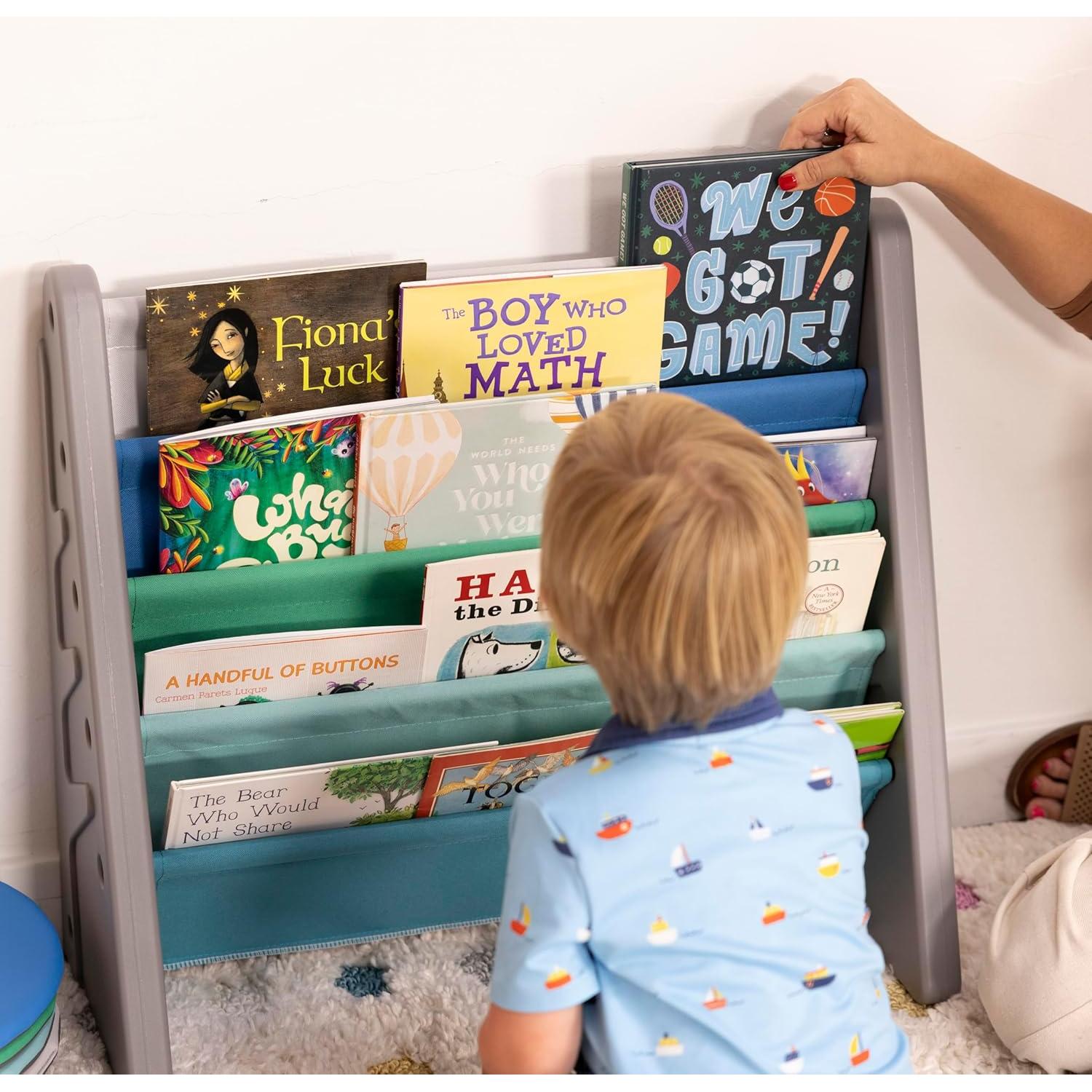 Exhibidor de Libros en Forma de Árbol ECR4Kids 4 Estantes