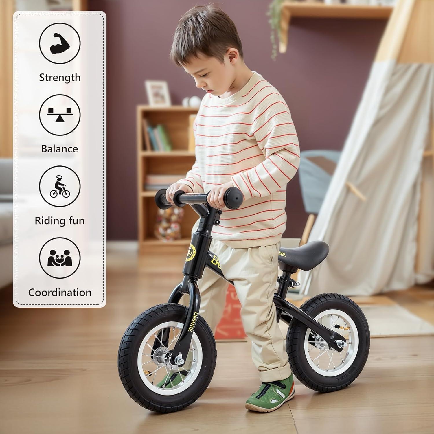 Bicicleta de Equilibrio Bobike NHY para Niños 18 Meses a 4 Años