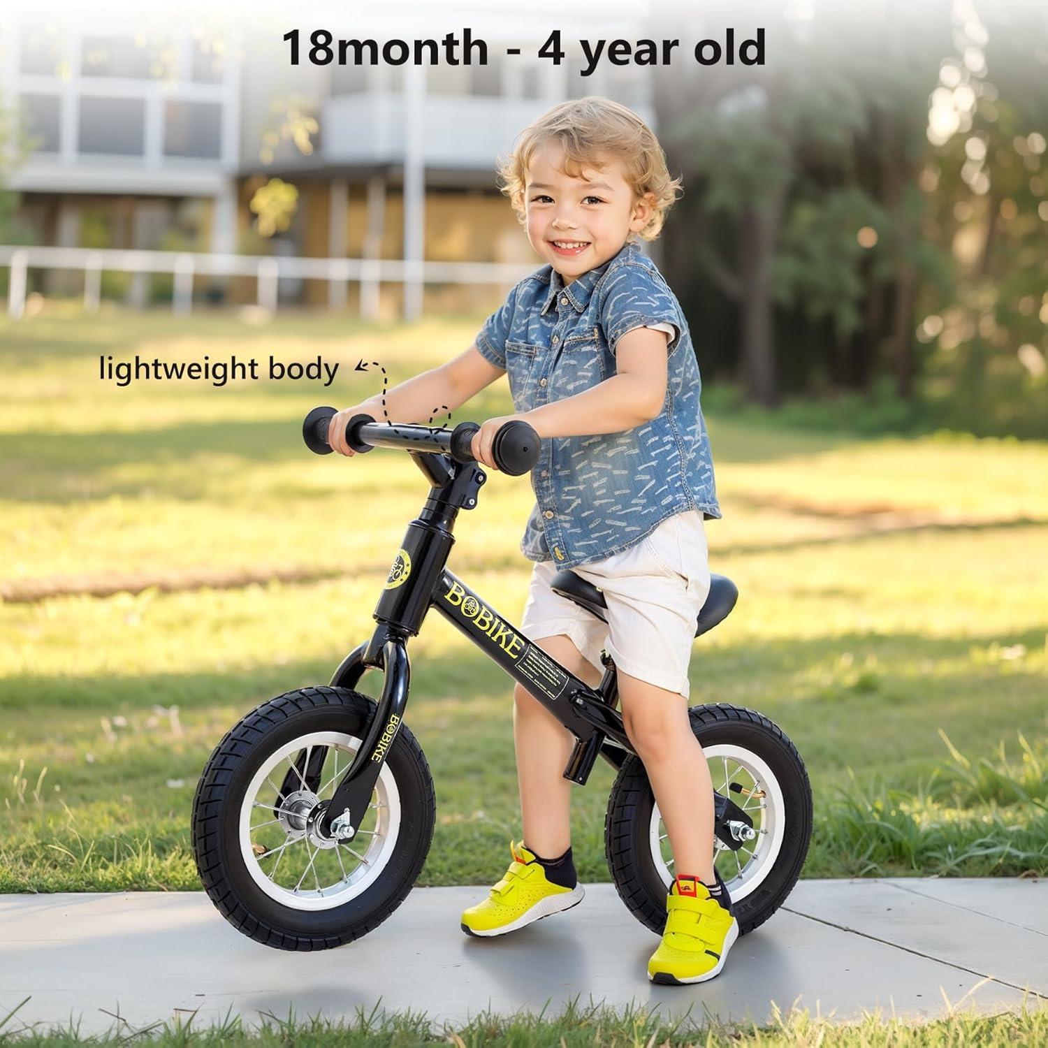 Bicicleta de Equilibrio Bobike NHY para Niños 18 Meses a 4 Años