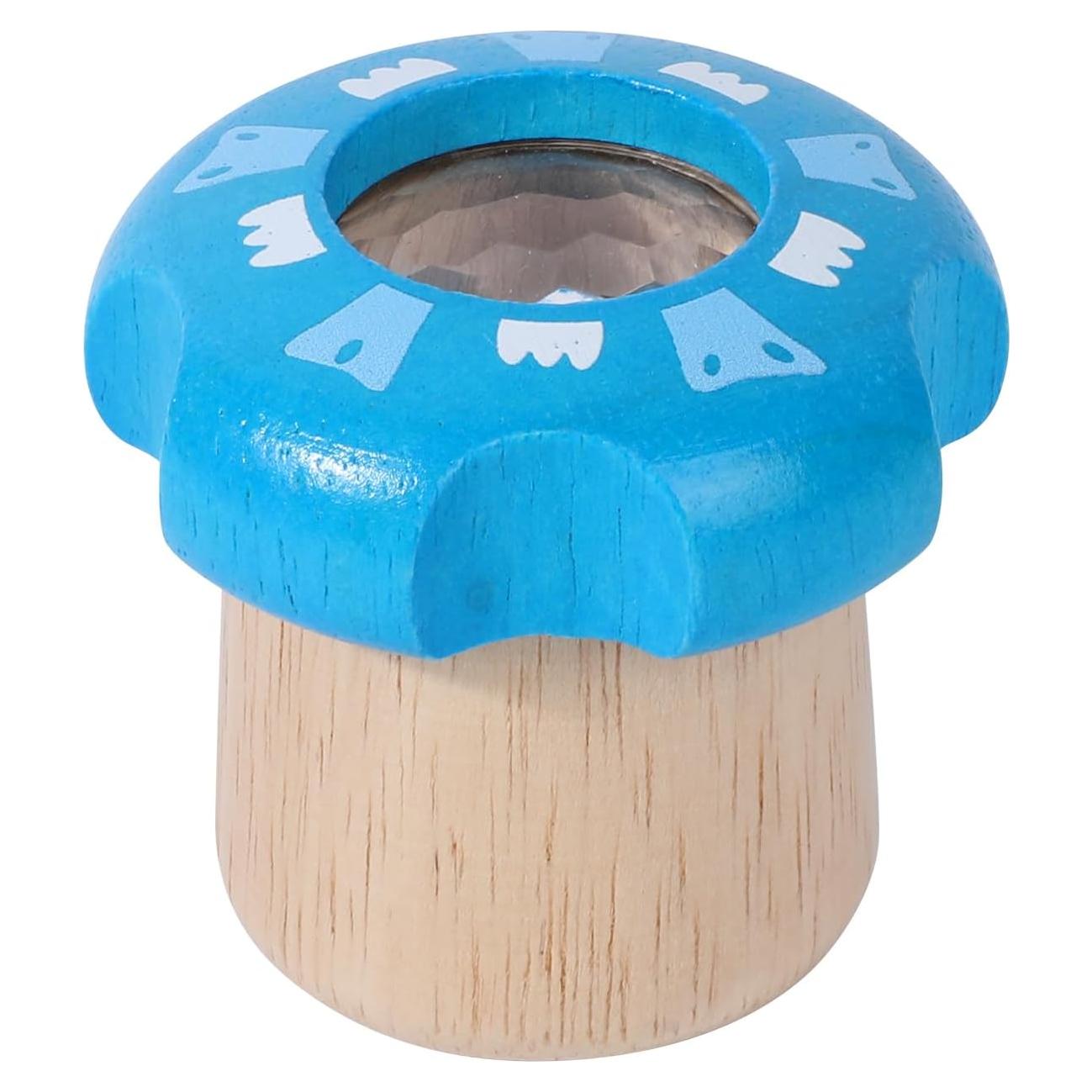 Kaleidoscopio de Madera WODI para Niños - Juguete Educativo Azul