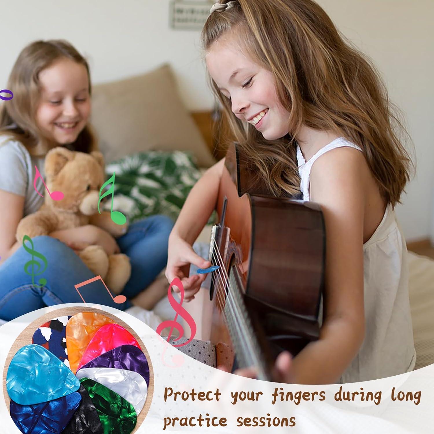 Paquete de 120 Púas de Guitarra Celuloide 0.46-0.96mm