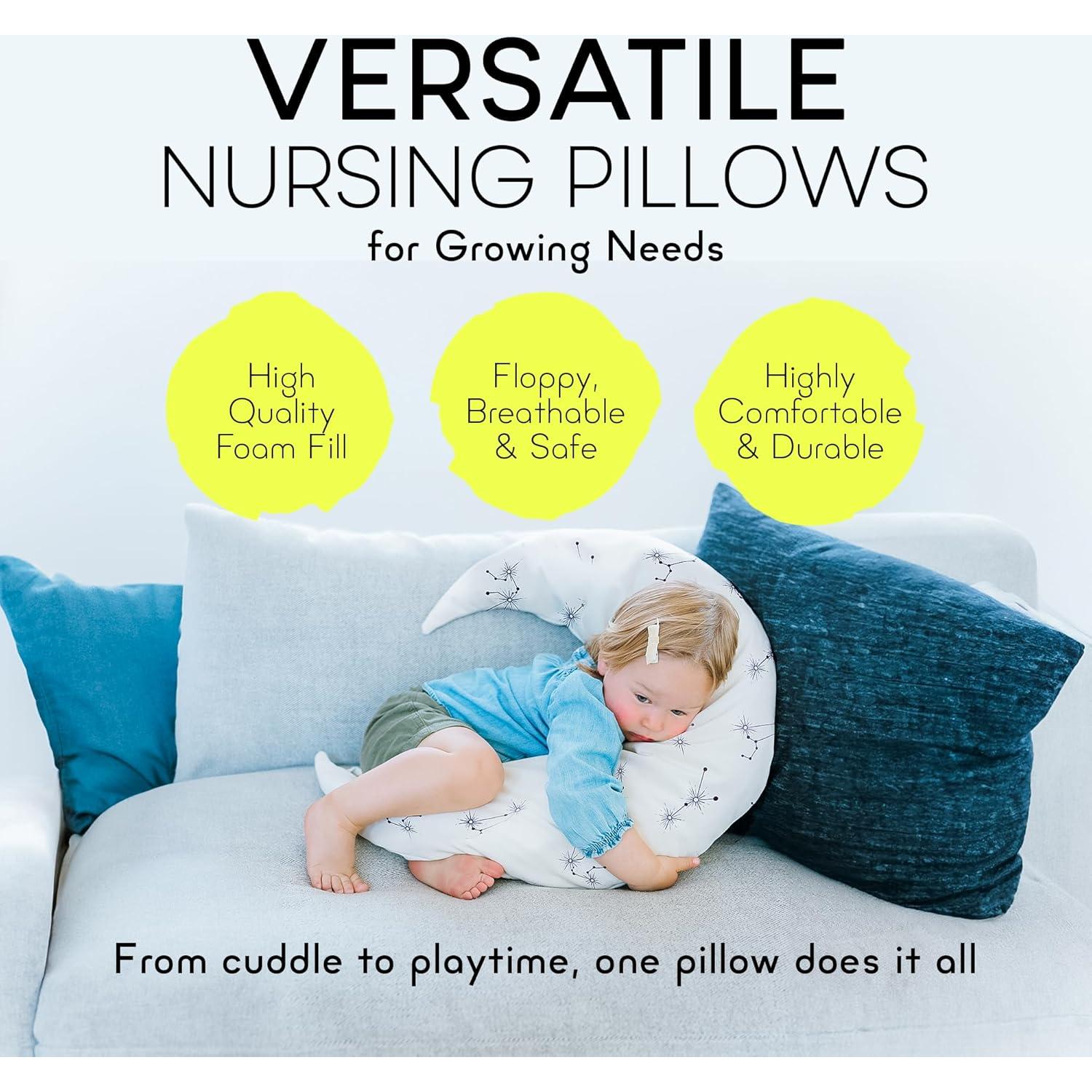 Almohada de Lactancia Moonjax Constelación 69.85 x 24.13 cm