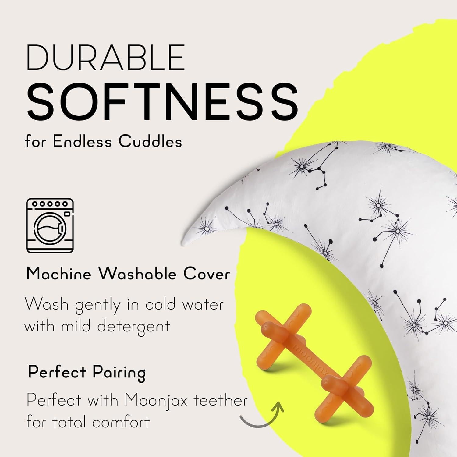 Almohada de Lactancia Moonjax Constelación 69.85 x 24.13 cm