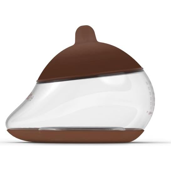 Botella Anti-Cólico Emulait 240ml - Forma de Pecho - Válvula Flujo Responsivo