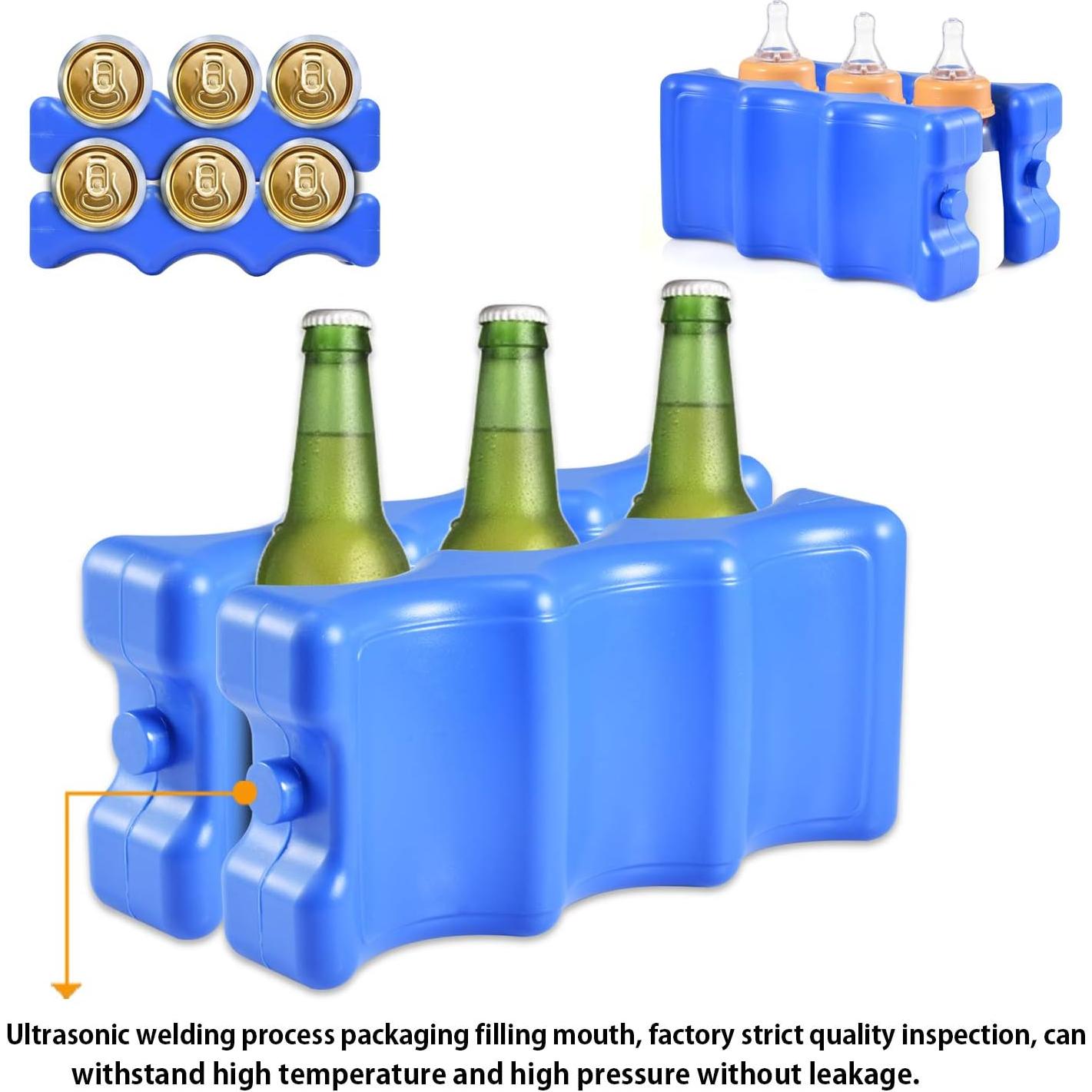 Set de 4 Paquetes de Hielo Reutilizables Cool Ice 600g