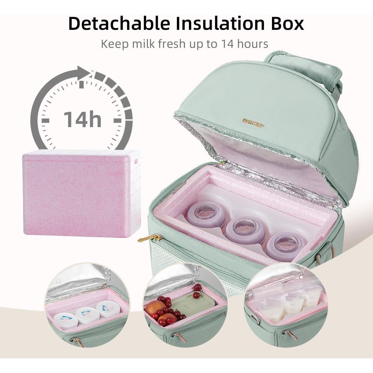 Bolsa de Enfriamiento de Leche Materna SUNVENO Verde 7L