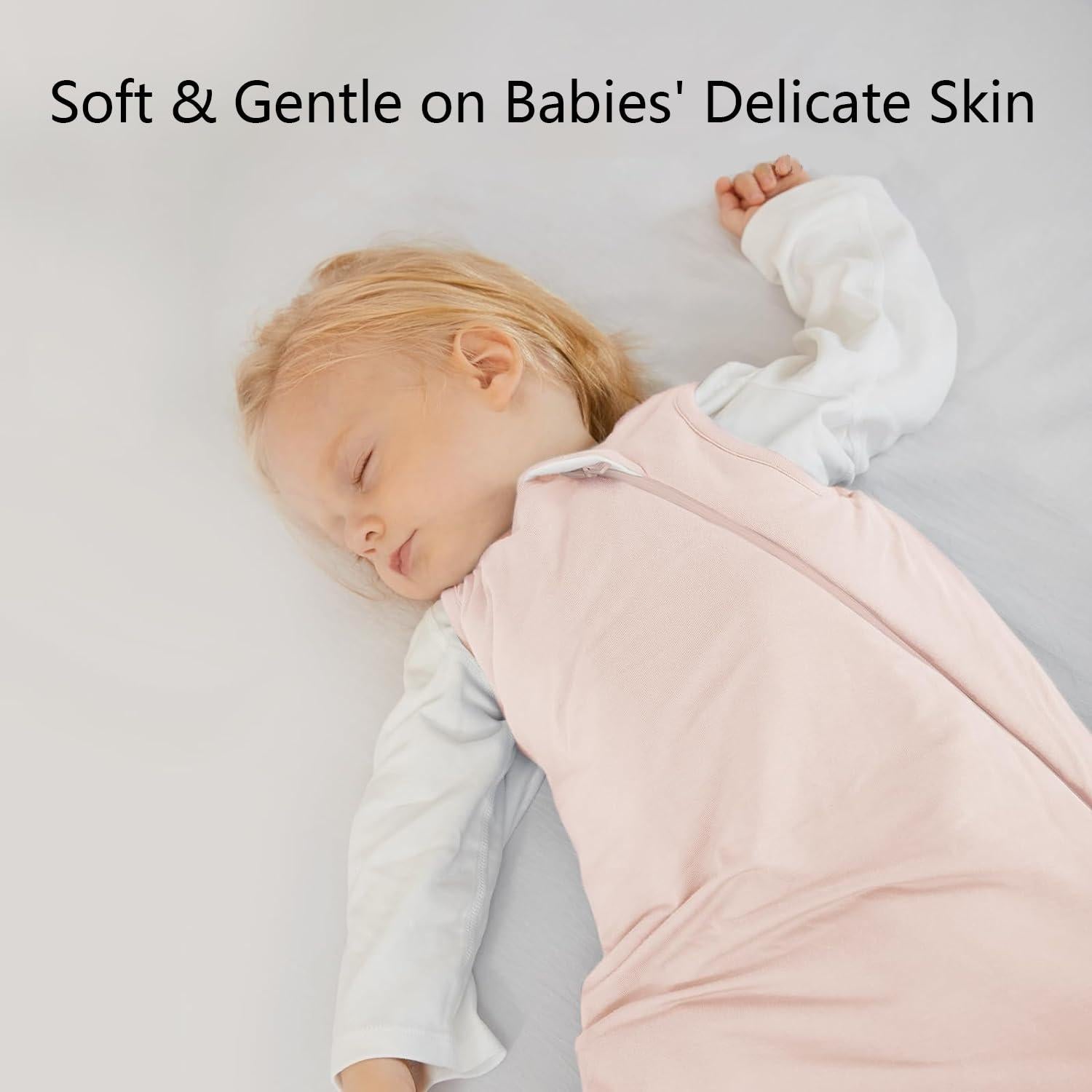 Saco de Sueño BubblePanda Rayón Bambú 0-6 Meses Rosa