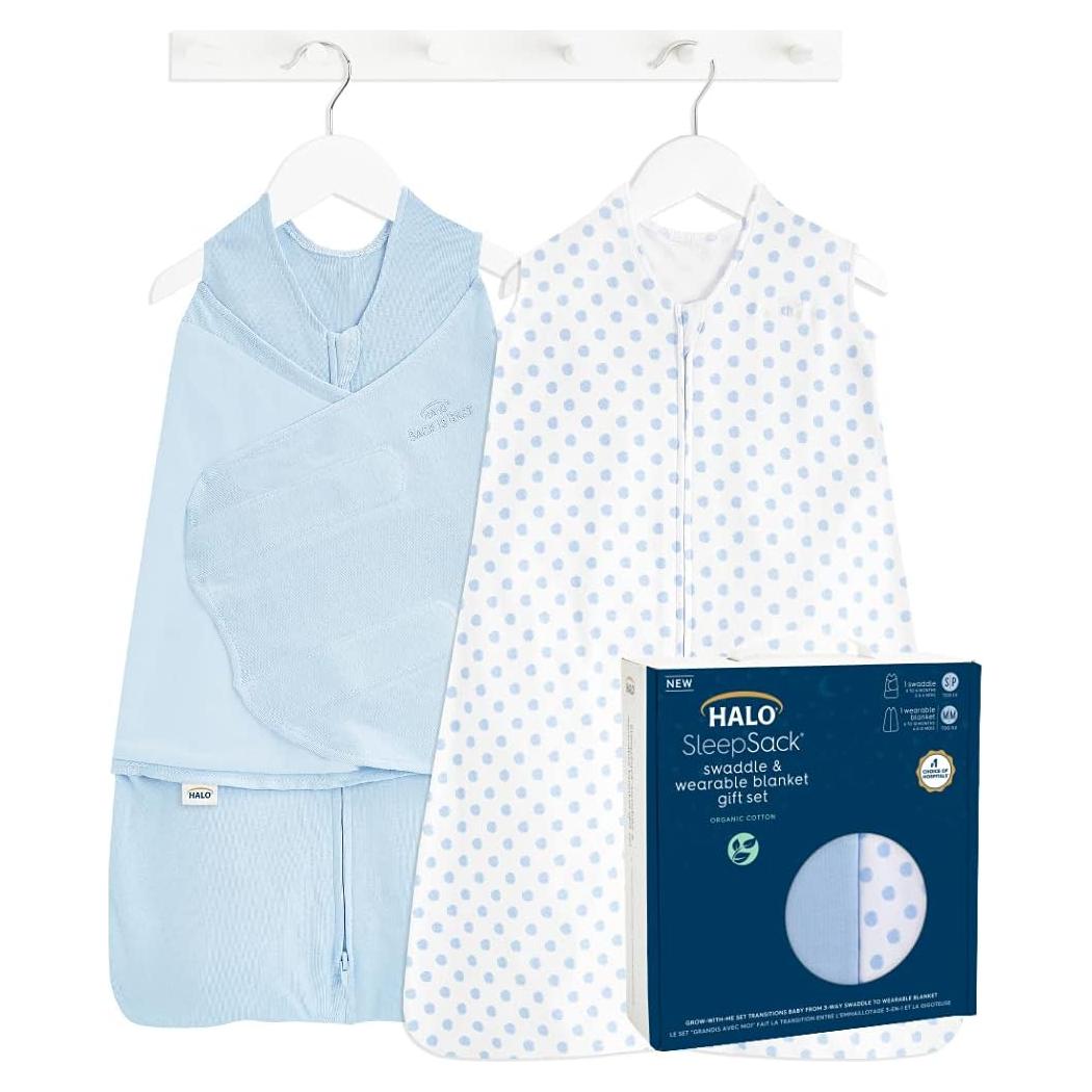 Set de Regalo HALO Sleepsack Swaddle 3-6 Meses y Manta 6-12 Meses