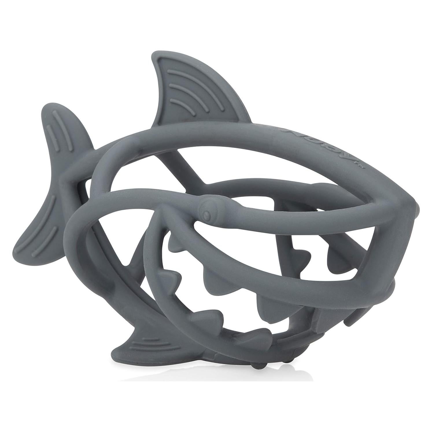 Mordedor Nuby Chewy Chums Silicona Tiburón 3M+ 81.9g