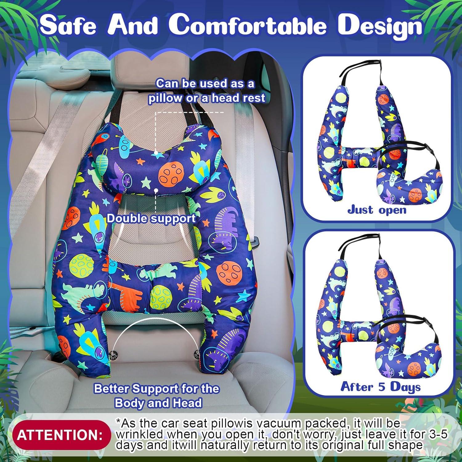 Almohada de Viaje para Niños Chunful H Ajustable Dinosaurio