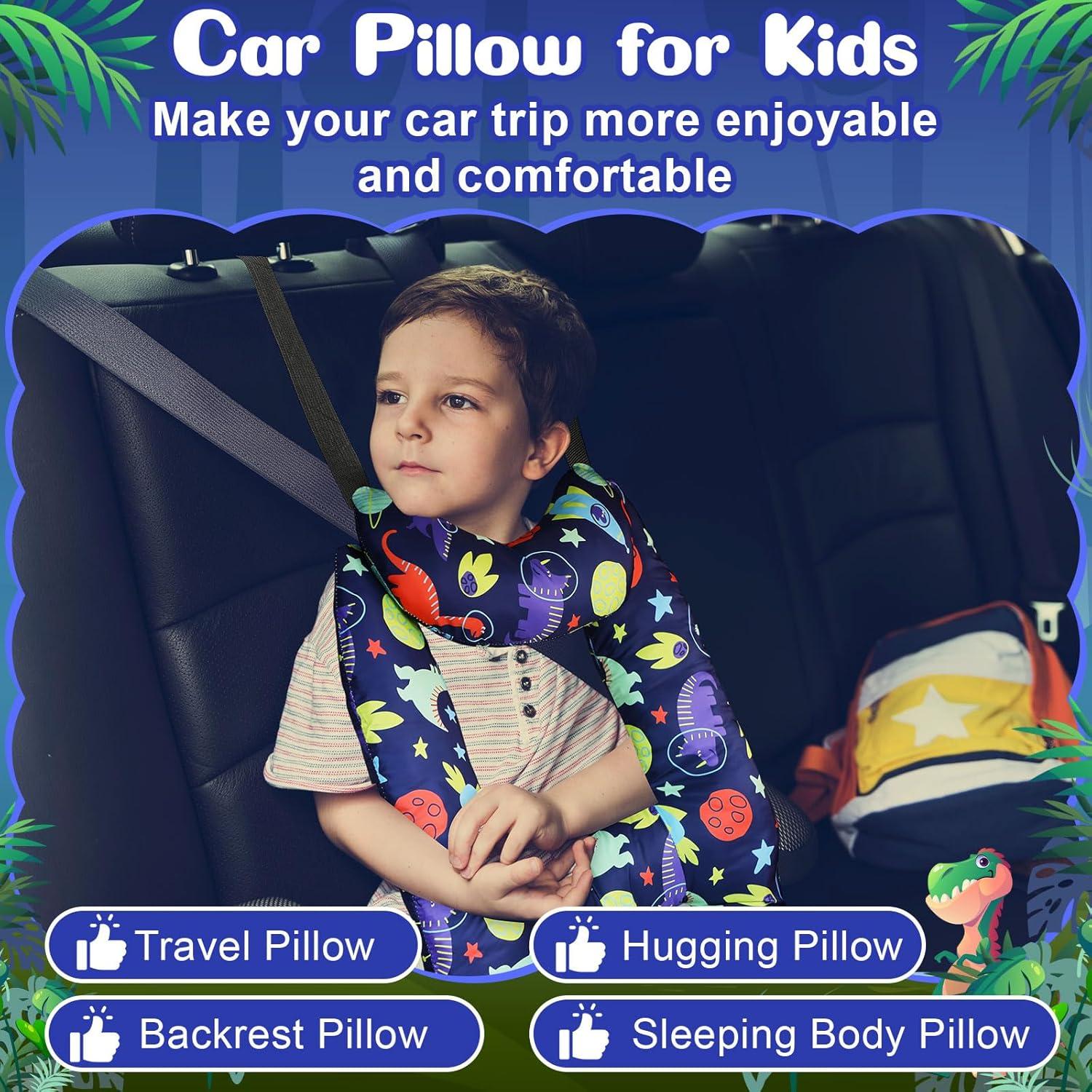 Almohada de Viaje para Niños Chunful H Ajustable Dinosaurio