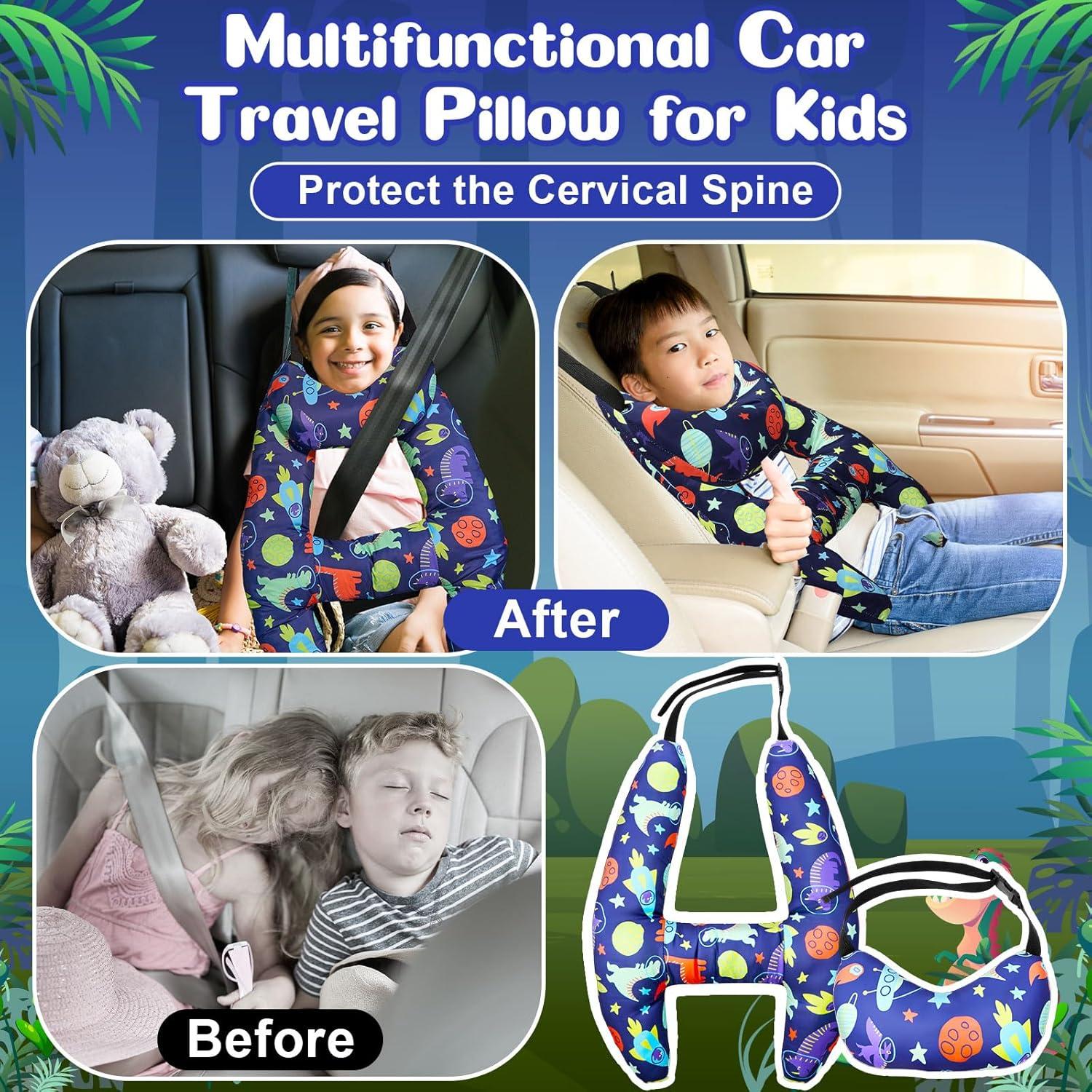 Almohada de Viaje para Niños Chunful H Ajustable Dinosaurio