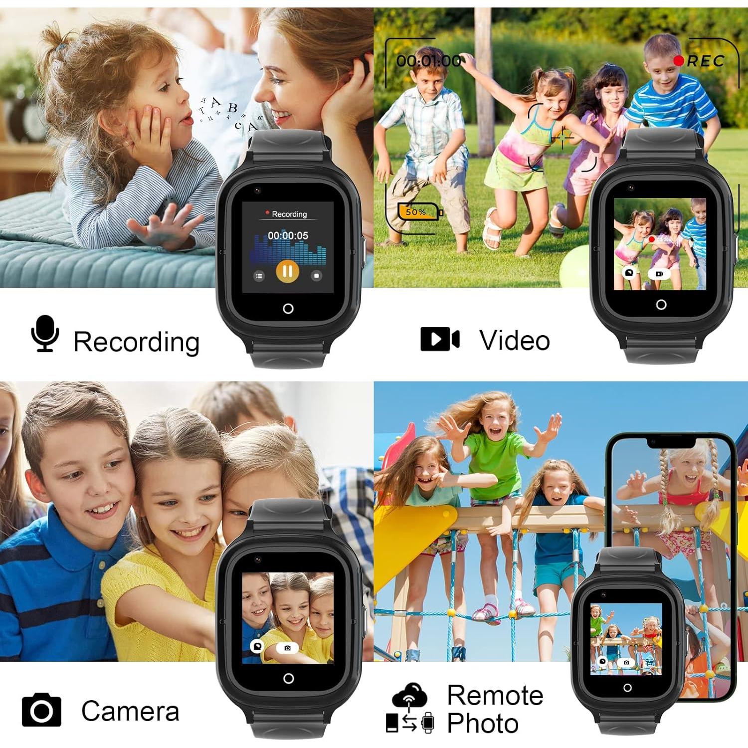 Reloj Inteligente 4G para Niños Wonlex KT23 Negro GPS
