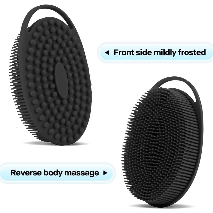 Set de 3 Esponjas Corporales de Silicona WRNZL Exfoliantes