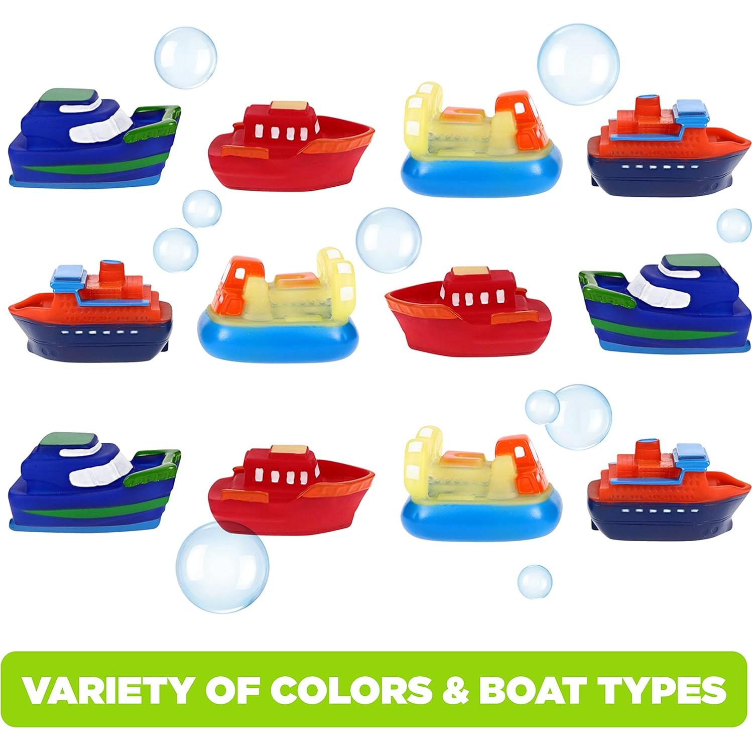 Rociadores de Baño Barco que Cambia de Color Idea Factory - 12 Unidades