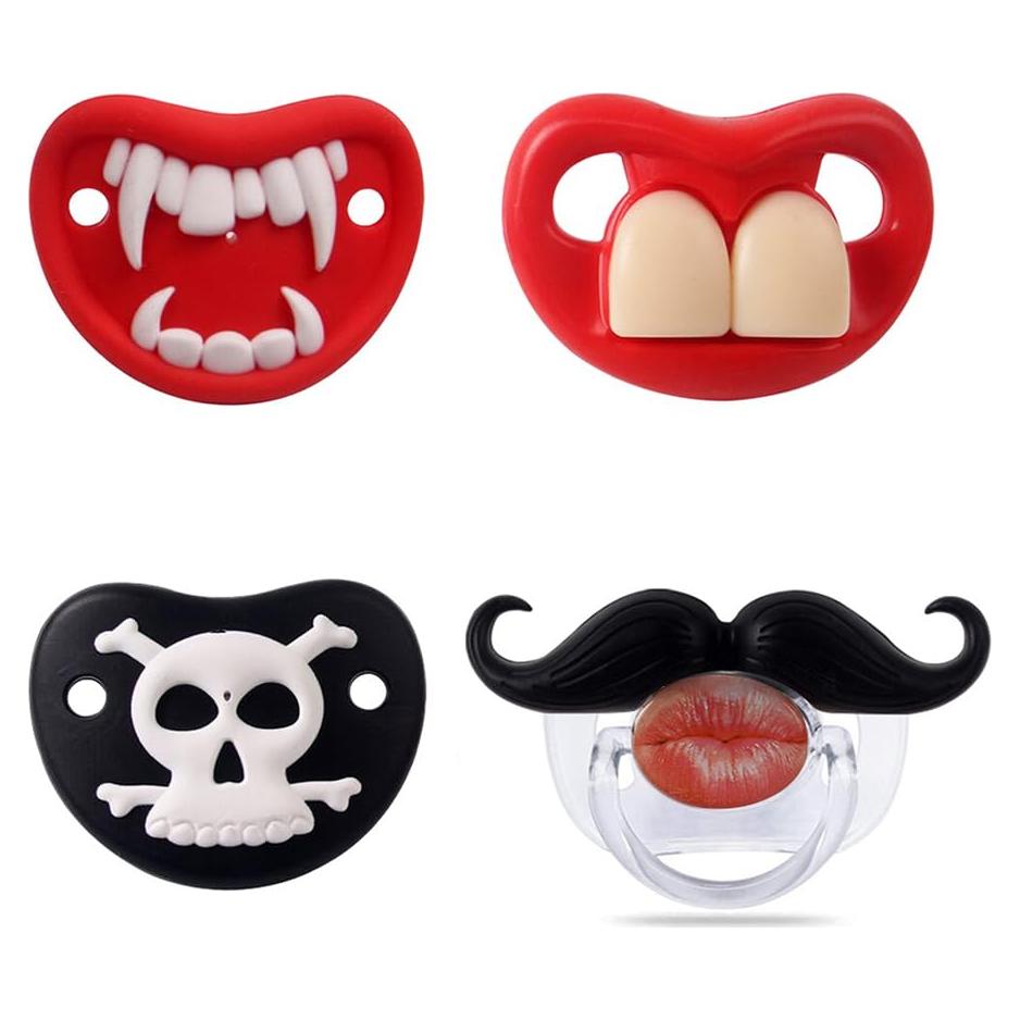 Chupetes Divertidos para Bebés 0-18 Meses - Libre de BPA