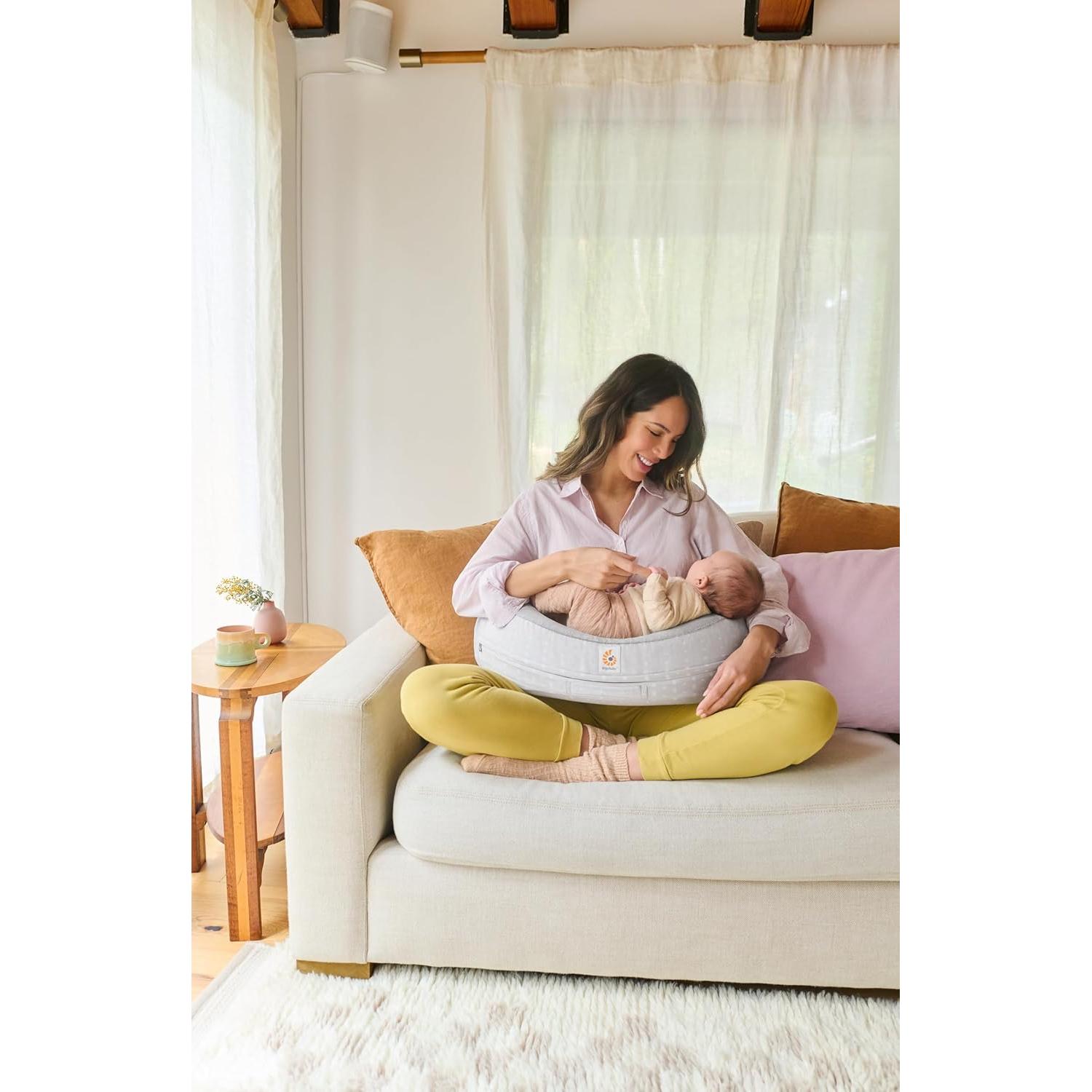 Almohada de Lactancia Ergobaby Natural Curve Gris