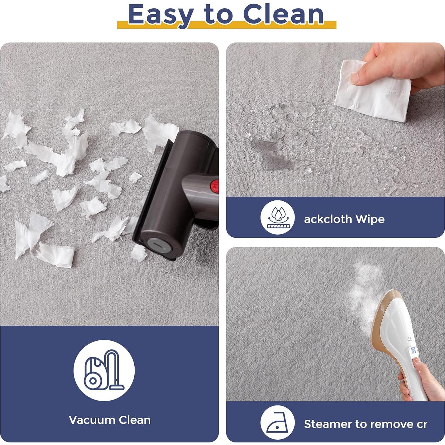 Alfombra de Juego MAXYOYO 91x152cm Gris Antideslizante 3cm