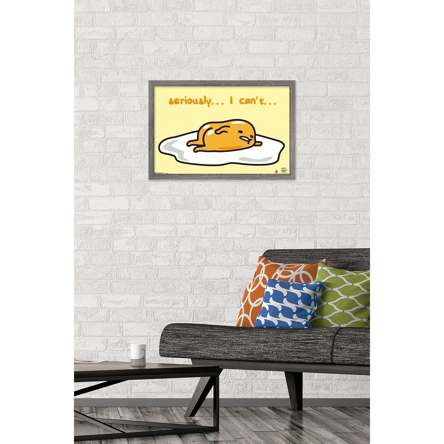 Póster Enmarcado Trends International Gudetama 57x37 cm