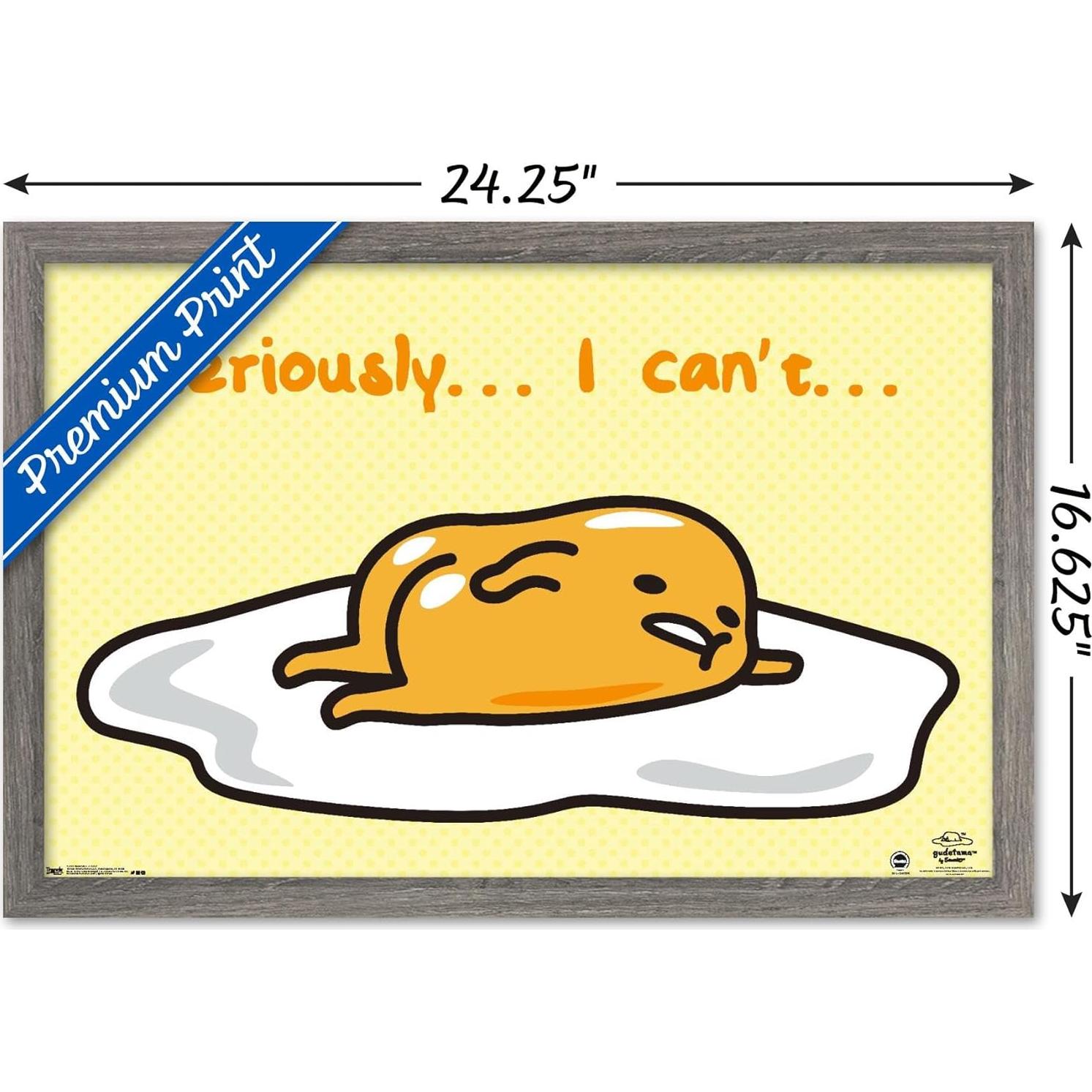 Póster Enmarcado Trends International Gudetama 57x37 cm