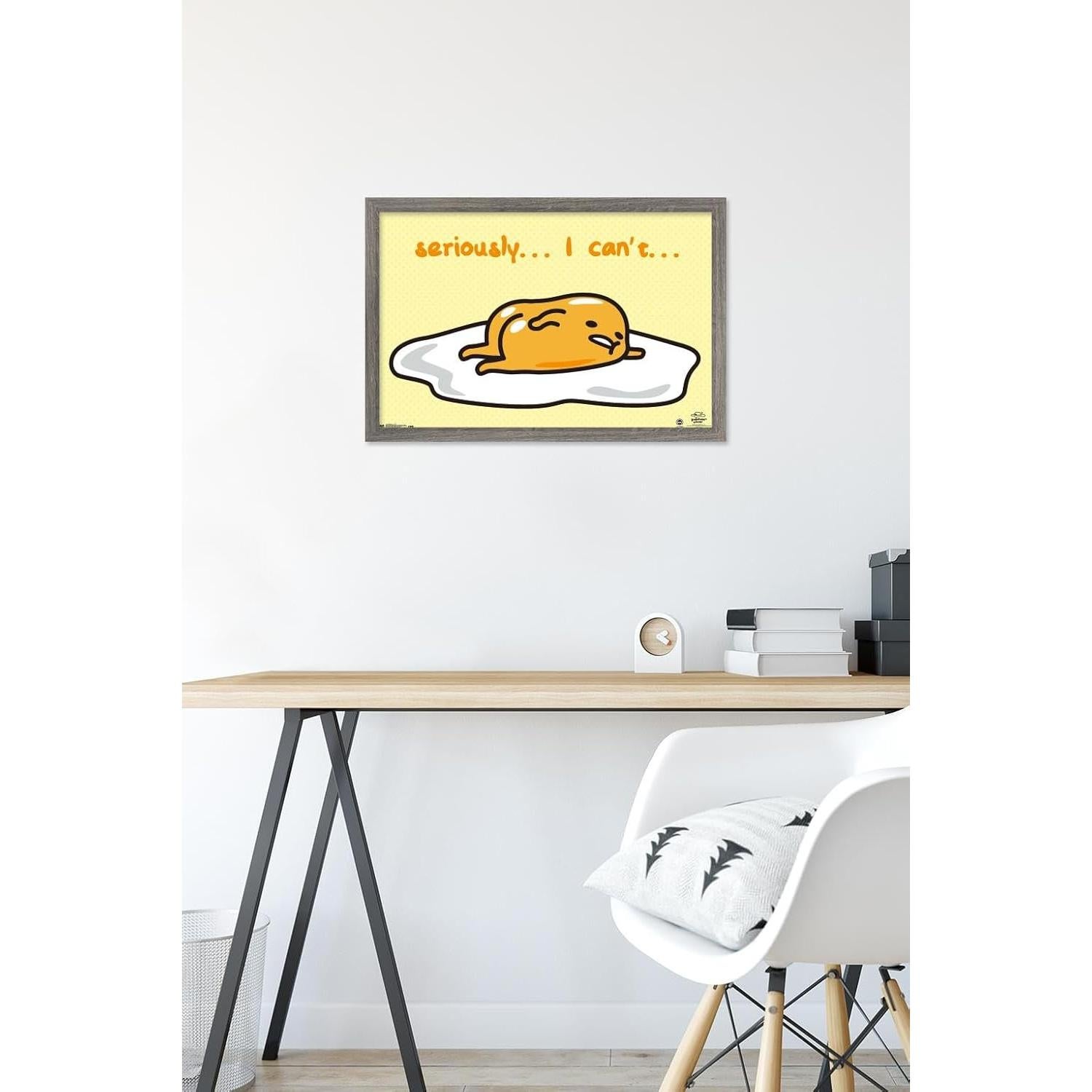 Póster Enmarcado Trends International Gudetama 57x37 cm